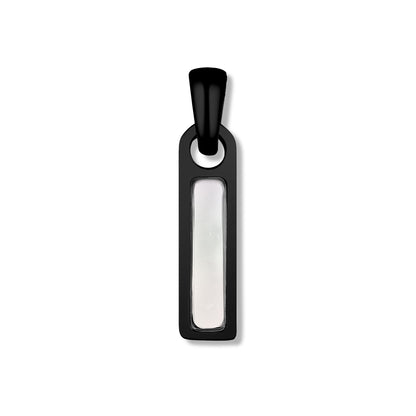 Birthstone Tag Pendant - Stealth