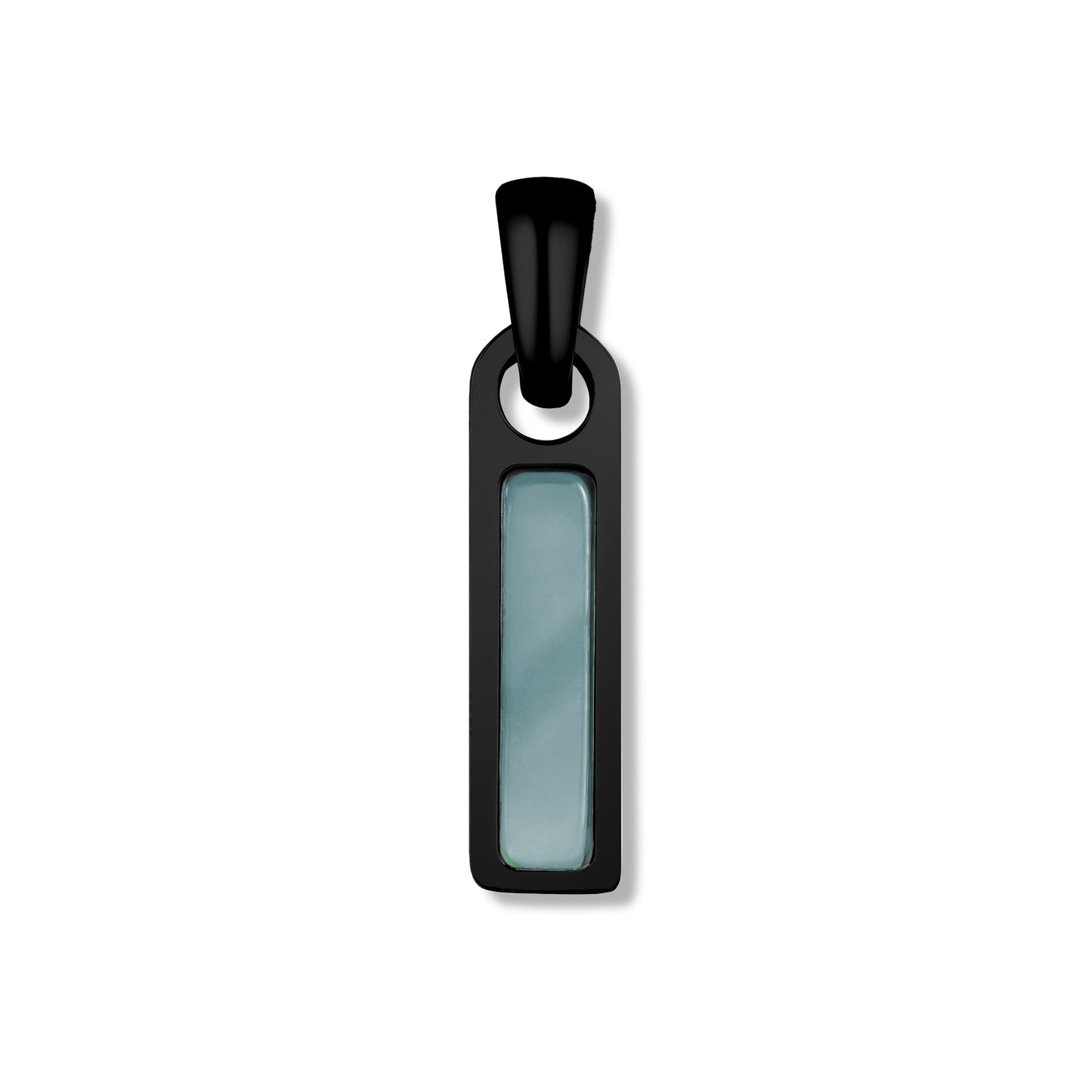 Birthstone Tag Pendant - Stealth
