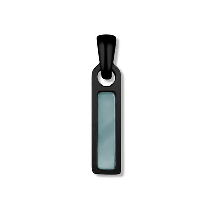 Birthstone Tag Pendant - Stealth