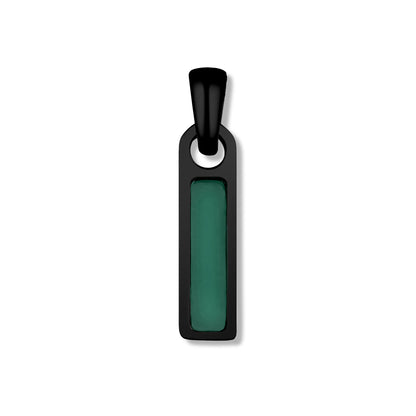 Birthstone Tag Pendant - Stealth