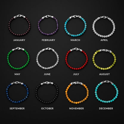 Birthstone Bracelet, 6MM - June