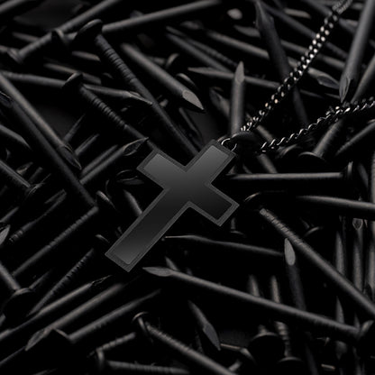 Stone Cross (Large) - Stealth