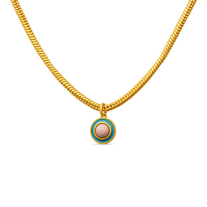 Blue Grotto Pendant Necklace