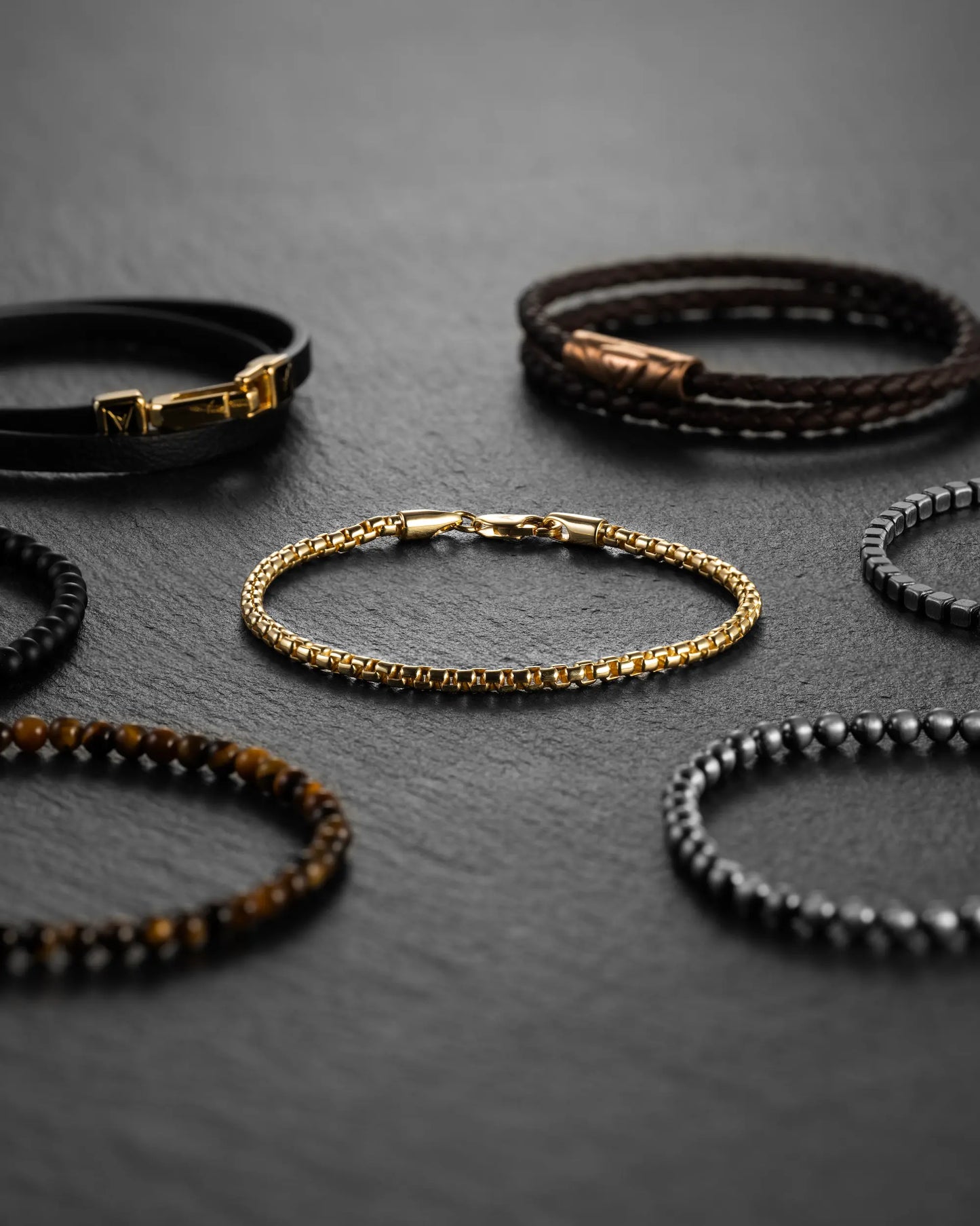 Box Chain Bracelet, 3MM - 14K Gold