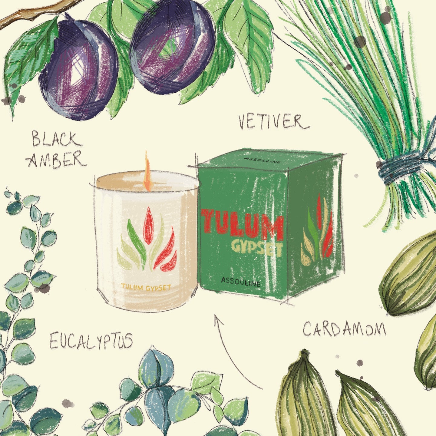 Tulum Gypset - Travel From Home Candle
