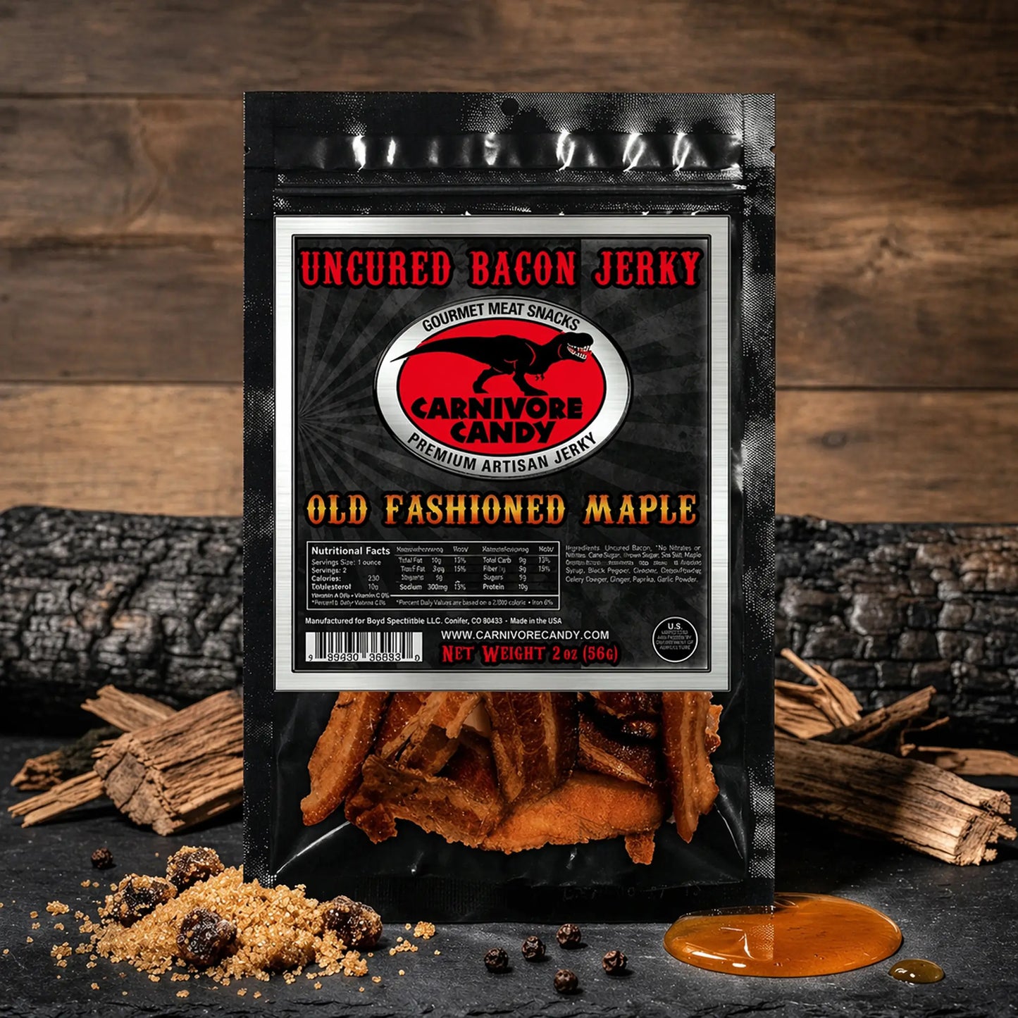 Old Fashioned Maple Bacon Jerky