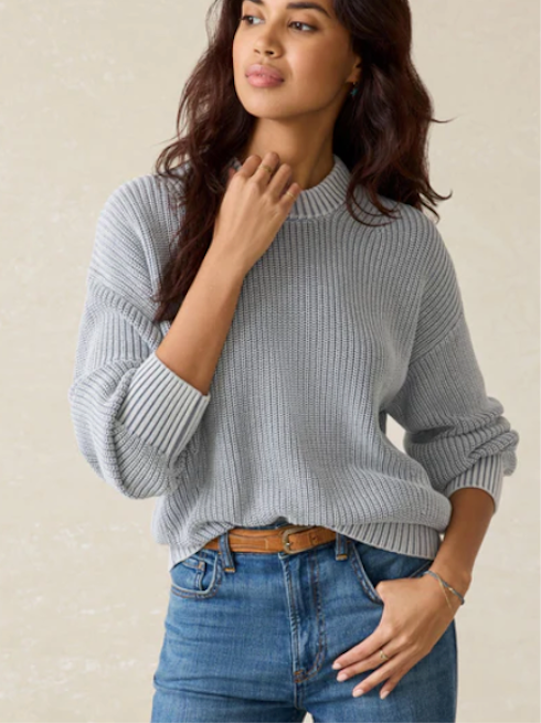 Faherty Sunwashed Fisherman Sweater