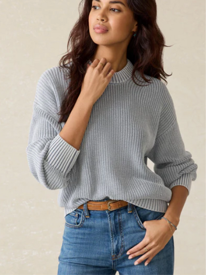 Faherty Sunwashed Fisherman Sweater