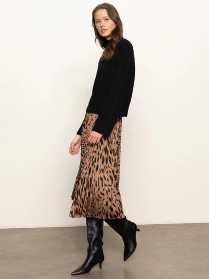 Sanctuary Pleated Midi Skirt
