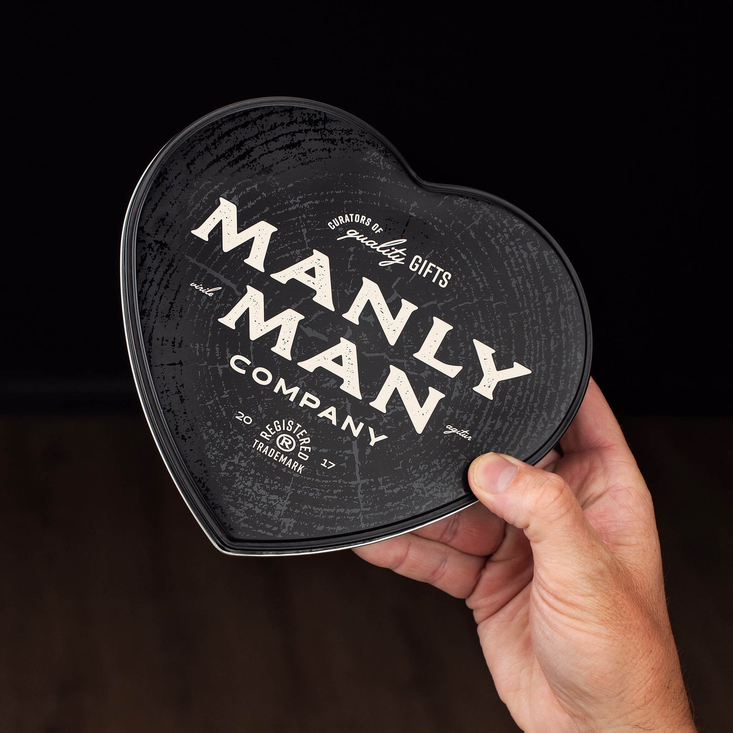 Scotch Whiskey Caramel Heart Tin