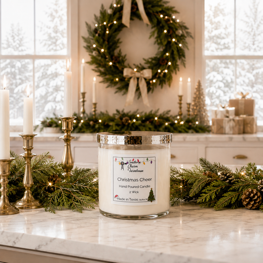 Christmas Cheer Candle, 2 Wick