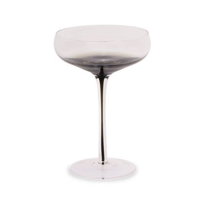 Smoke Stem Coupe Glasses