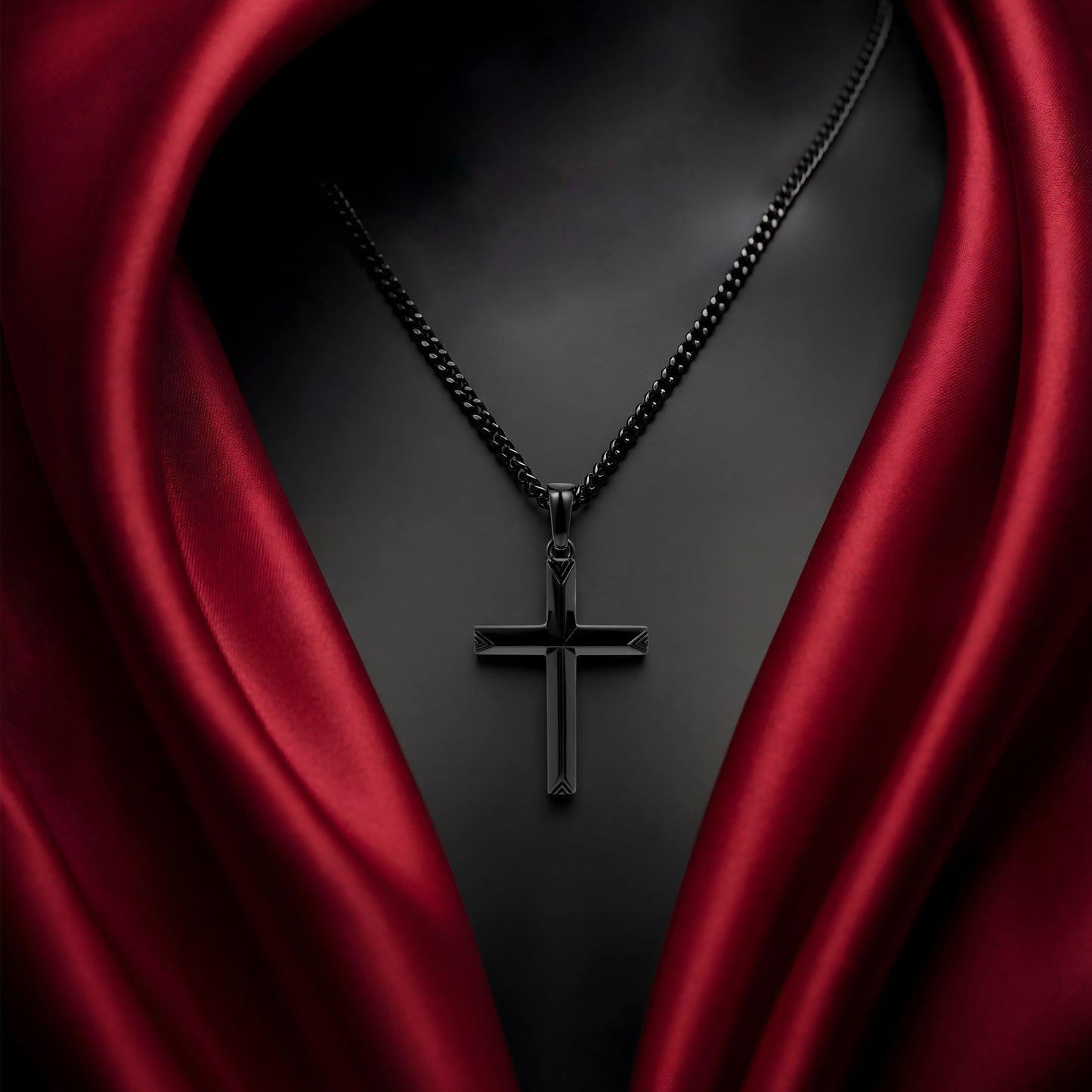 Cross Pendant - Stealth