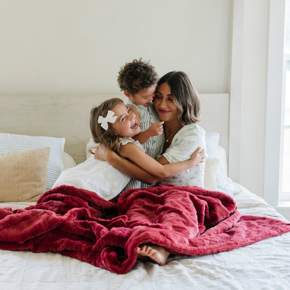 PATTERNED FAUX FUR XL THROW BLANKETS
