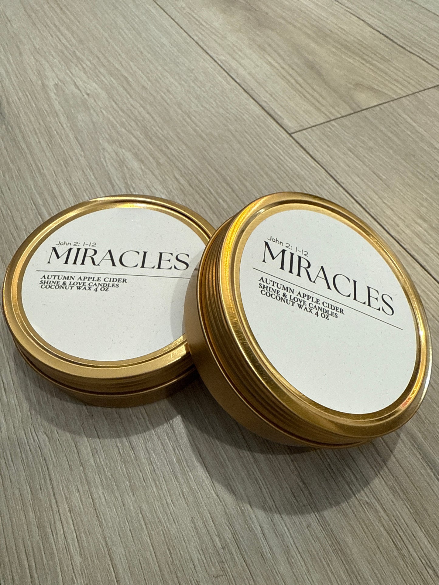 Shine & Love Candles, MIRACLES