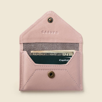 Mini Envelope Wallet With RFID protection - Rose Pink