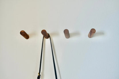 Modern Wood Hook - Walnut & Beech Wood