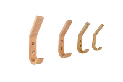 Minimalist Wood Hook | J - Shaped