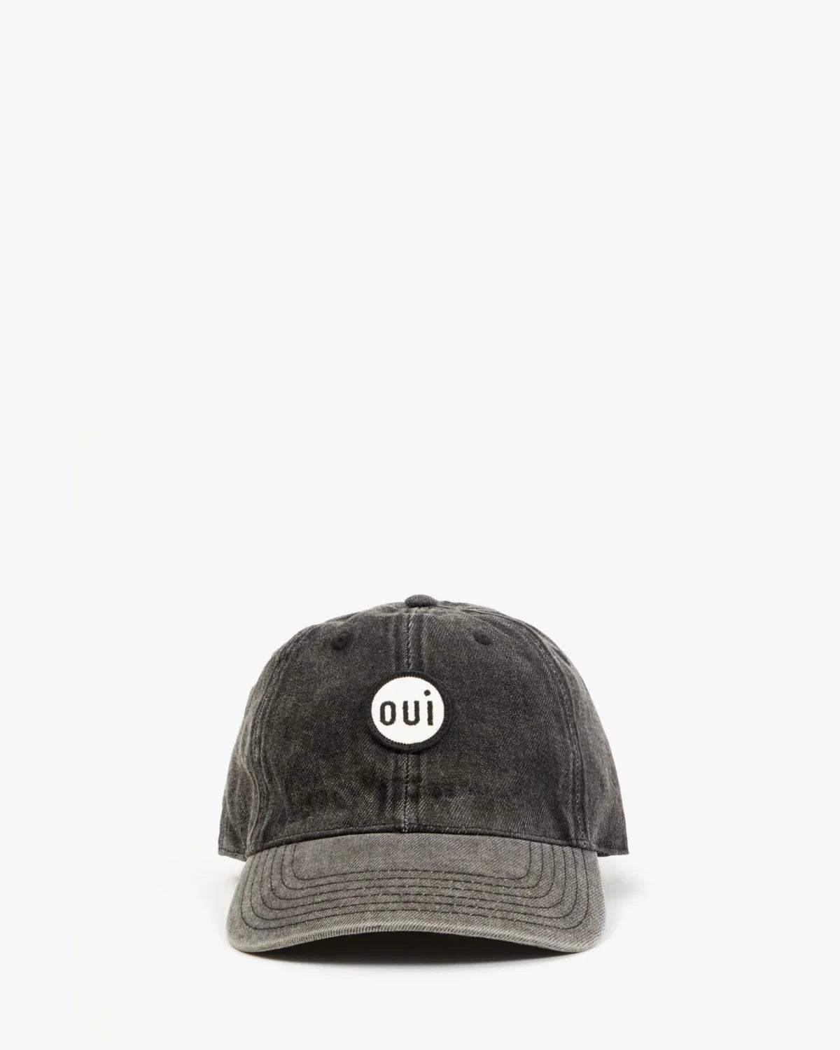 Clare V Denim Baseball Hat - Oui Patch