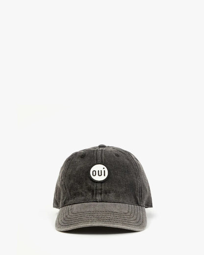 Clare V Denim Baseball Hat - Oui Patch