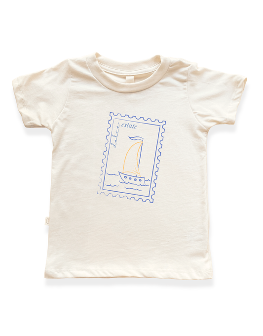 Dolce Estate Stamp Organic Kids T-Shirt