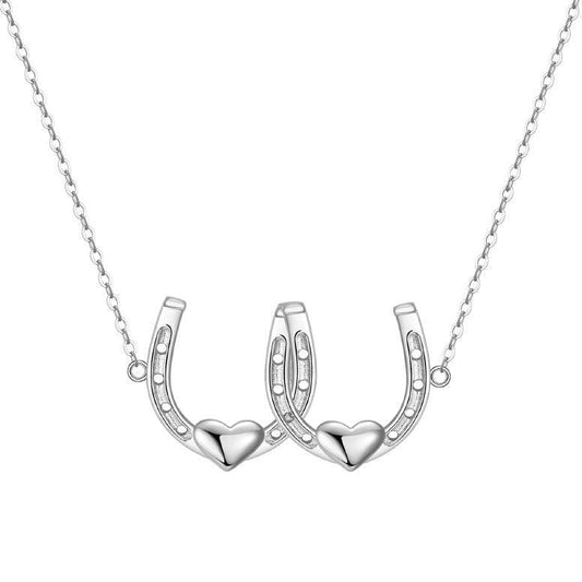 Saints and Saviors* Double Your Luck Horseshoes Necklace