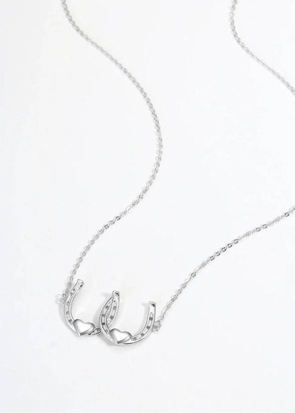 Saints and Saviors* Double Your Luck Horseshoes Necklace