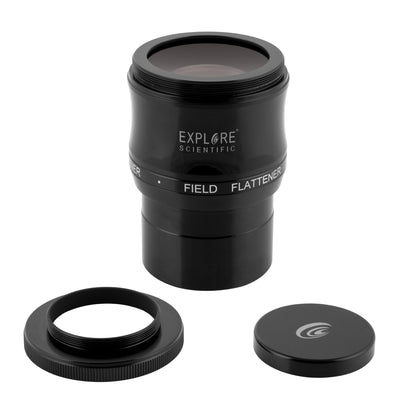 ED80-FCD100 Series Air-Spaced Triplet Refractor Telescope and Field Flattener f/5 to f/7