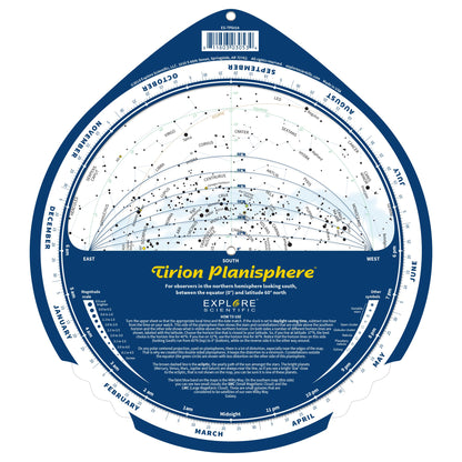 Tirion Double-Sided Multi-Latitude Planisphere