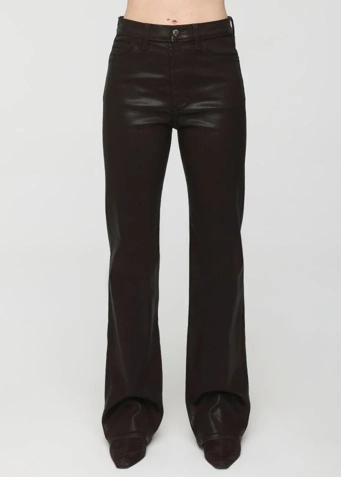 Pistola Evie High Rise Slim Boot Pant Coated Mocha