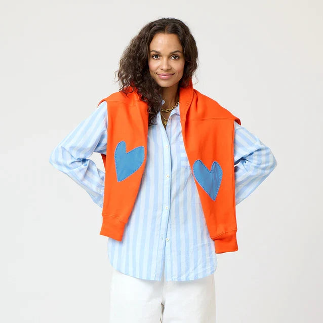 Kerri Rosenthal Mia Stripe Positano Shirt