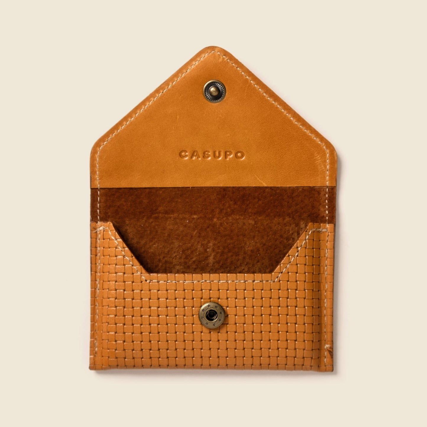 Mini Envelope Wallet With RFID protection - Tan Limited Edition