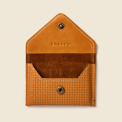Mini Envelope Wallet With RFID protection - Tan Limited Edition