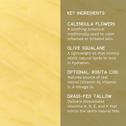Shwally Tallow, Honey & Royal Jelly Deluxe Face Cream + Rosita Cod Oil Option