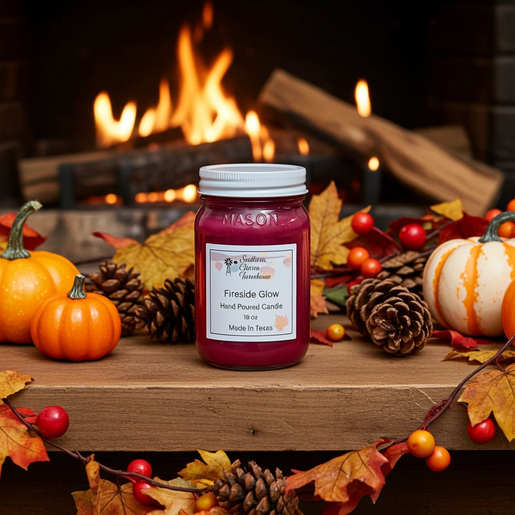 Fireside Glow Candle