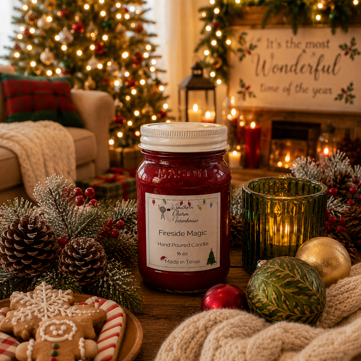 Fireside Magic Candle