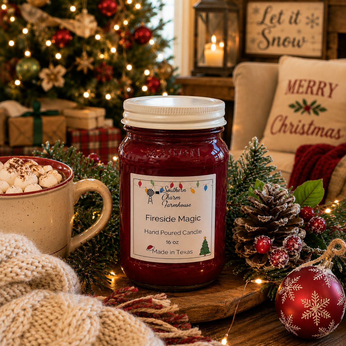 Fireside Magic Candle