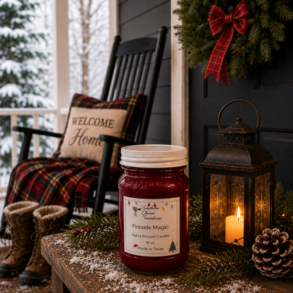 Fireside Magic Candle