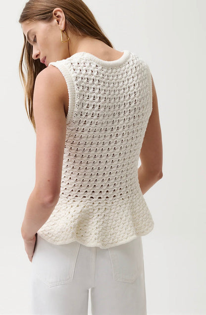Pistola Anna Peplum Sweater Tank