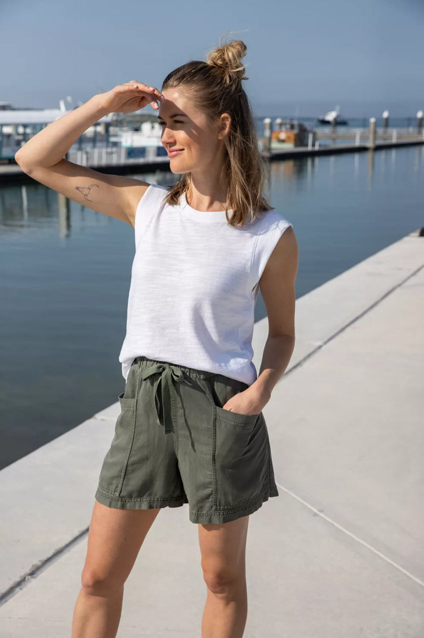 Faherty Sunwashed Slub Muscle Tank