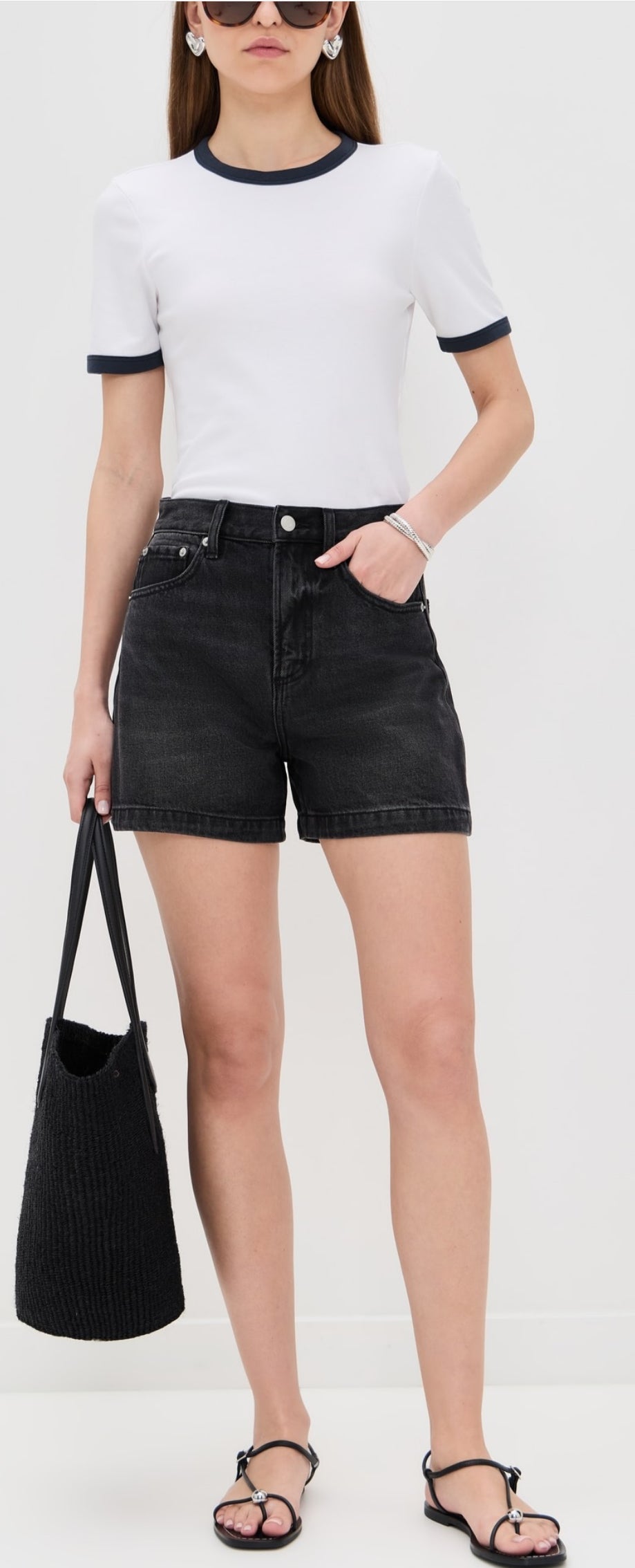 Pistola Saige High Rise A-Line Short