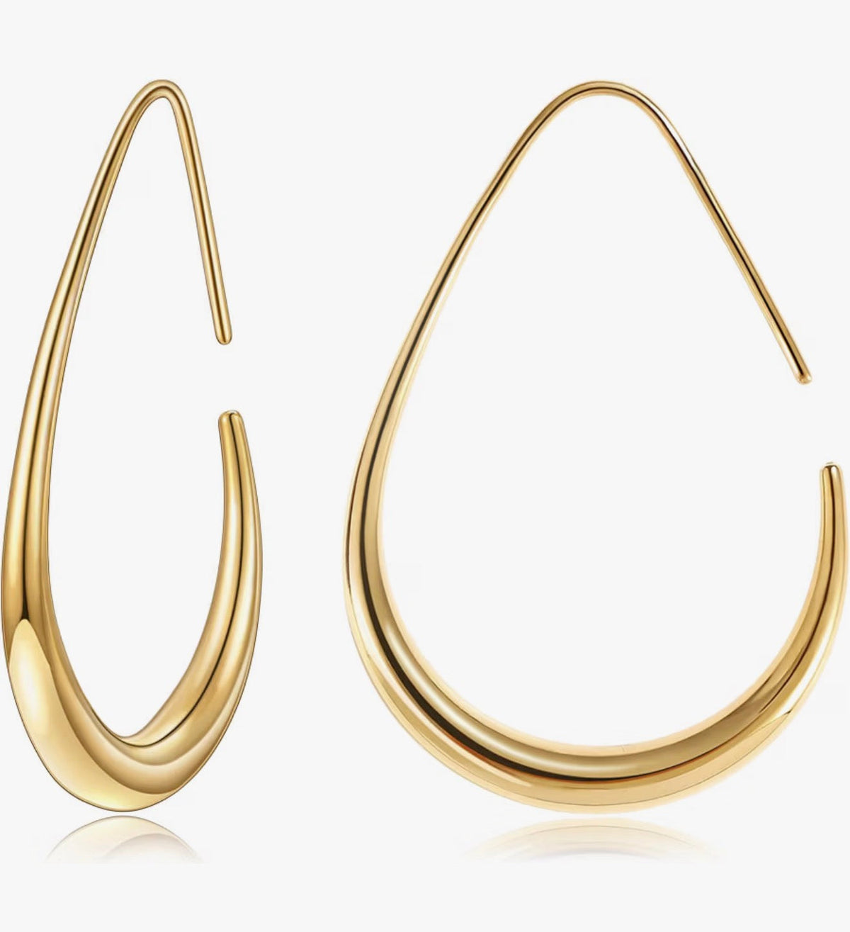 Gold Teardrop Earrings