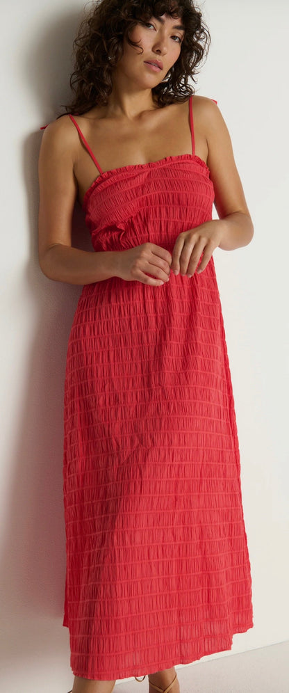 Nation Madeline Tie Midi Dress
