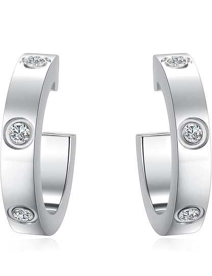 Love Hoop Earrings