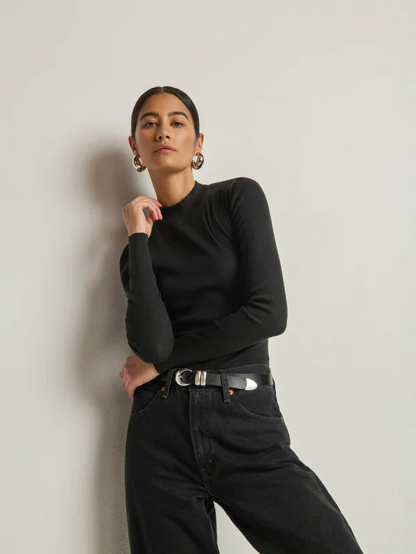 Nation Gina Slim Mock Neck