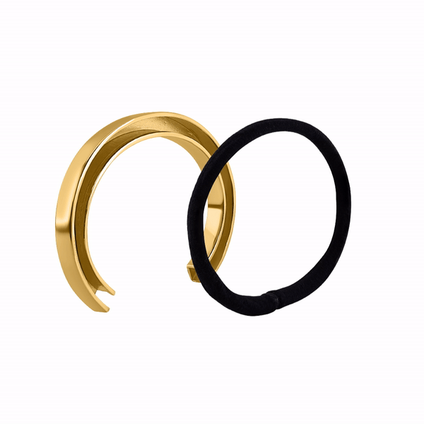Hair-tie Hider Cuff Bracelet