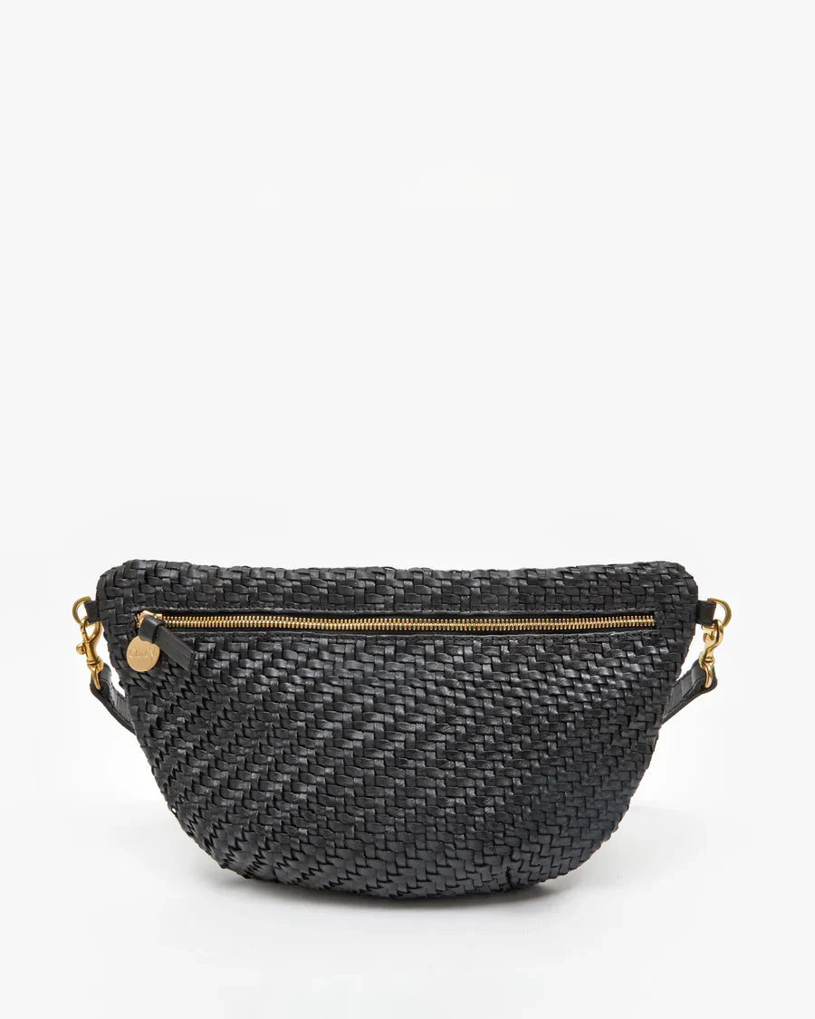 Clare V Grande Fanny, Woven Zig Zag