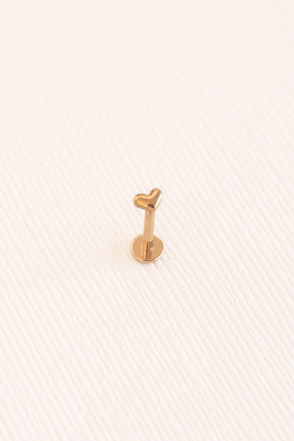 Tiny Heart Flat Back Stud