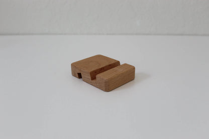 Handcrafted Wooden Phone Holder - Elegant - Rustic Wooden Phone Stand - Perfect Countertop Holder for Office or Kitchen