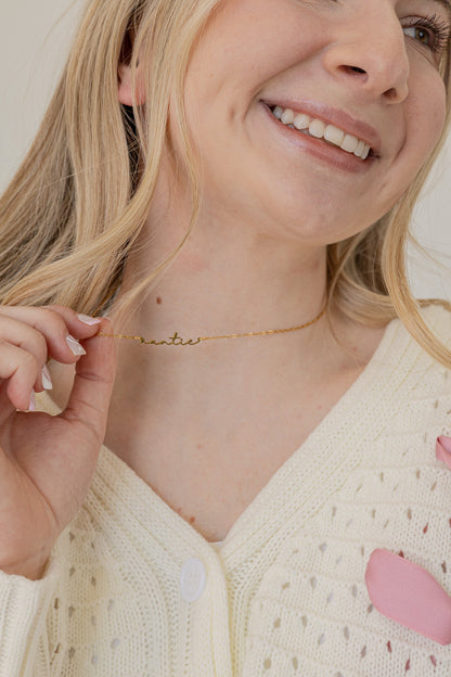 "Auntie" Necklace
